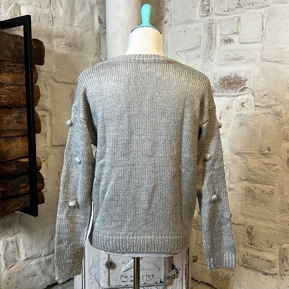 NWT | Lumière | Pom Pom Knit Sweater - Picture 5 of 6